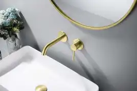 Смеситель для раковины Aquatek Европа AQ1313BG, Золото матовое