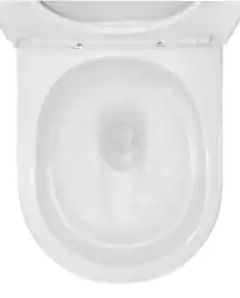 Унитаз-компакт Azario RIANO AZ-1307A напольный, безободковый, со смывом Торнадо, в комплекте с бачком и сиденьем микролифт, Белый глянцевый