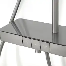 Душевая система AVS Torrent 804-020-GM, оружейная сталь