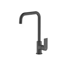 Смеситель для кухни Aquatek Лира AQ1480MB, Черный матовый