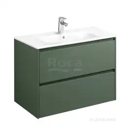 Тумбы под раковину Roca Ona 80 A857630513 подвесная, цвет, Зеленый матовый