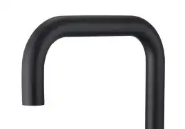 Смеситель для кухни Aquatek Вега AQ1080MB поворотный излив, Черный матовый