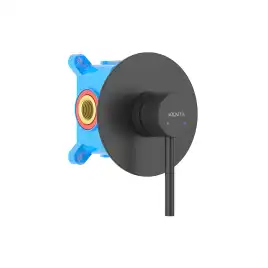 Смеситель для душа Aquatek Европа AQ1366MB встраиваемый, с внутренней частью, Черный матовый