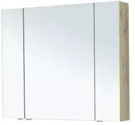 Зеркальный шкаф Aquanet Алвита New 100 дуб веллингтон белый 277545