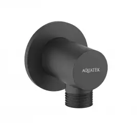 Шланговое подключение Aquatek  AQ2456MB, Черный матовый