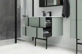 Тумба под раковину Allen Brau Reality 120 1.32008.CGM олива матовый