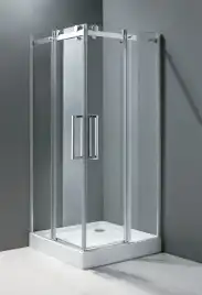 Душевой уголок CEZARES STYLUS-O-M-A-2-90-C-Cr профиль Хром стекло Прозрачное