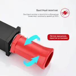 Смеситель для раковины Raglo R01.15.06 высокий, Черный матовый