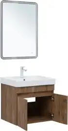 Тумба под раковину Aquanet Оптима 60 дуб рустикальный , 344795