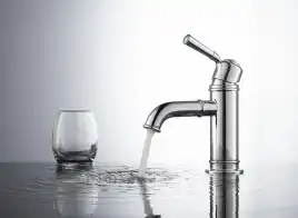 Смеситель для раковины Aquatek Классик AQ1510CR, однорычажный, цвет Хром