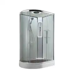 Душевая кабина AvaCan EM2811RLEDT 110x80 см, низкий поддон, с крышей, правая