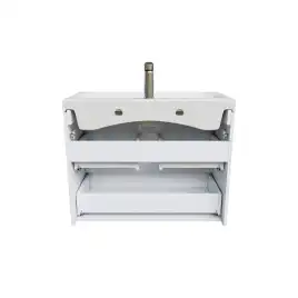Тумба с раковиной IDDIS Zodiac 80, подвесная, Белая, ZOD8CB0i95K