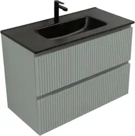 Тумба под раковину Aquanet Джейн (Flat) 90 мисти грин, подвесная, 335435