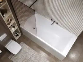 Акриловая ванна Santek Фиджи 150х75 1WH501598 прямоугольная, Белая