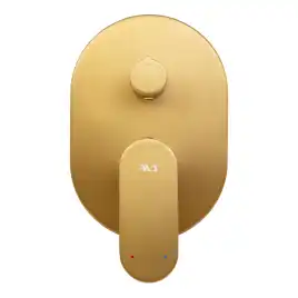 Смеситель для ванны AVS Beauty 811-703-BG встраиваемый, с внутренней частью, брашированное золото