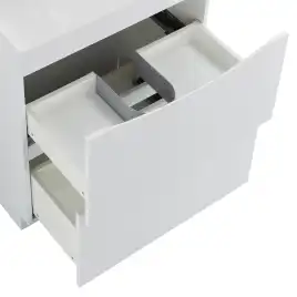 Тумба под раковину BelBagno MARINO-700-2C-PIA-BL-P напольная Bianco Lucido