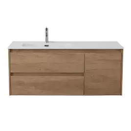 Тумба под раковину BelBagno KRAFT-1200-2C-1A-SO-RNN-L подвесная Rovere Nebrasca Nature