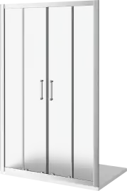 Душевая дверь Good Door Latte WTW-TD-170-G-WE, ЛА00035, профиль Белый, стекло Рифленное