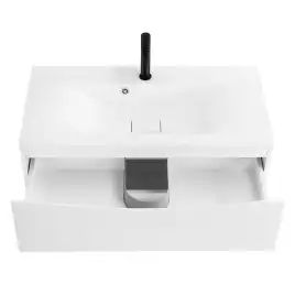 Тумба под раковину BelBagno MARINO-800-2C-SO-BL-P подвесная Bianco Lucido