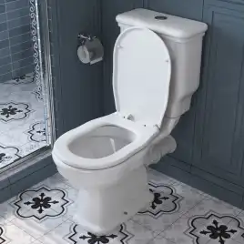 Напольный унитаз BelBagno BOHEME BB115CPR, безободковый, Белый