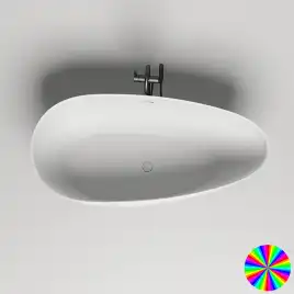 Ванна Salini PAOLA 170х80 101512G из материала S-Sense, Белая глянцевая