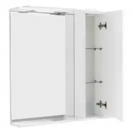 Зеркало-шкаф BelBagno MARINO-SPC-700/750-1A-BL-P-R  Bianco Lucido