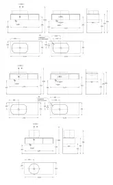 Тумба под раковину Kerama Marazzi MAGICA 120 см, MA.120.2\EGR.M подвесная, Вечерний серый матовый