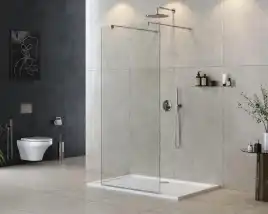 Душевая перегородка CEZARES LIBERTA-L-2-100-C-Cr стекло Прозрачное, профиль Хром