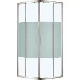 Душевой уголок Aquanet Practic AE10-Q-90x90U-CP 900x900, прозрачное, матовое стекло