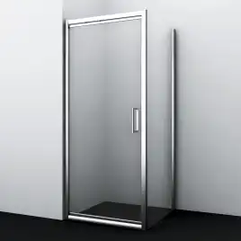 Душевой уголок WasserKRAFT Salm 27I 100х90 27I22 профиль Хром стекло Прозрачное