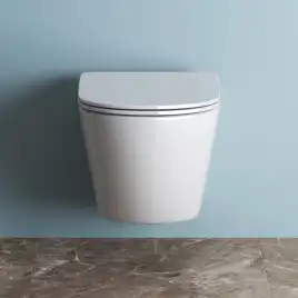 Подвесной унитаз BelBagno UNO BB3105CHR/SC, безободковый, с сиденьем микролифт, Белый