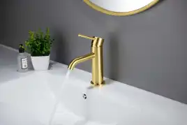 Смеситель для раковины Aquatek Европа AQ1310BG, Золото матовое