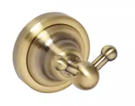 Крючок двойной 6,5 см BEMETA RETRO бронза 144106037