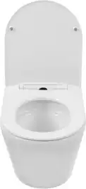 Унитаз подвесной Aquanet Atago 3.0 Tornado с сиденьем микролифт 348006, белый