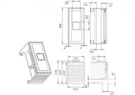 Тумба под раковину La Fenice Cubo 100 FNC-01-CUB-BG-100 Подвесная Синяя матовая