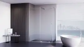 Душевой уголок  Veconi Premium Trento 120х90 PTC50-SP-12090-CH-01-C4, стекло Прозрачное профиль Хром