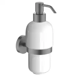 Дозатор для жидкого мыла Aquatek Бетта AQ4605BGM, Оружейная сталь