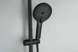 Душевой гарнитур Aquatek Лугано AQ2022MB, Черный матовый