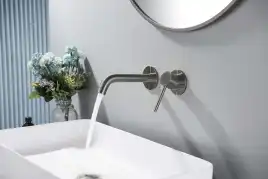 Смеситель для раковины Aquatek Европа AQ1313BGM, Оружейная сталь