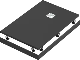 Душевой поддон Good Door Essentia 120х80 из искусственного камня, Черный ЛП00060