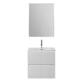 Тумба под раковину BelBagno UNO-700-2C-SO-BO подвесная, Bianco Opaco