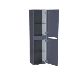 Шкаф пенал IDDIS Edifice 40 EDI40D0i97 подвесной, Темно-серый