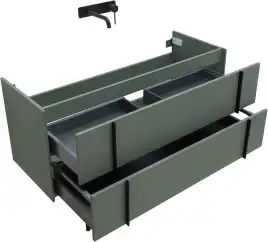 Тумба под раковину Allen Brau Reality 120 1.32008.CGM олива матовый