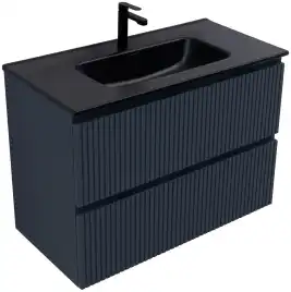 Тумба под раковину Aquanet Джейн (Flat) 90 маренго, подвесная, 335430