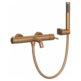 Смеситель для ванны с душем AVS Slimmer брашированное розовое золото, 811-111-PG