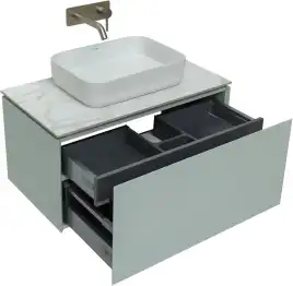 Тумба под раковину Allen Brau Infinity 85 1.21002.PWM папирус матовый