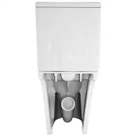 Унитаз-компакт Azario LEO TORNADO FLUSHING AZ-1253CT напольный, безободковый, со смывом Торнадо, в комплекте с бачком и сиденьем микролифт, Белый глянцевый