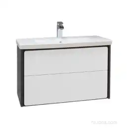 Тумбы под раковину Roca Ronda 80 ZRU9302965 подвесная, цвет, Белый глянец / Антрацит