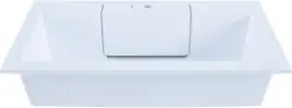Раковина Aquanet Фортуна 70 182523 прямоугольная, Белая глянцевая