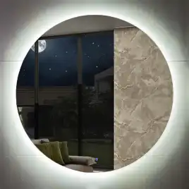 Зеркало с подсветкой AVS Лангано 65x65 см, антипар